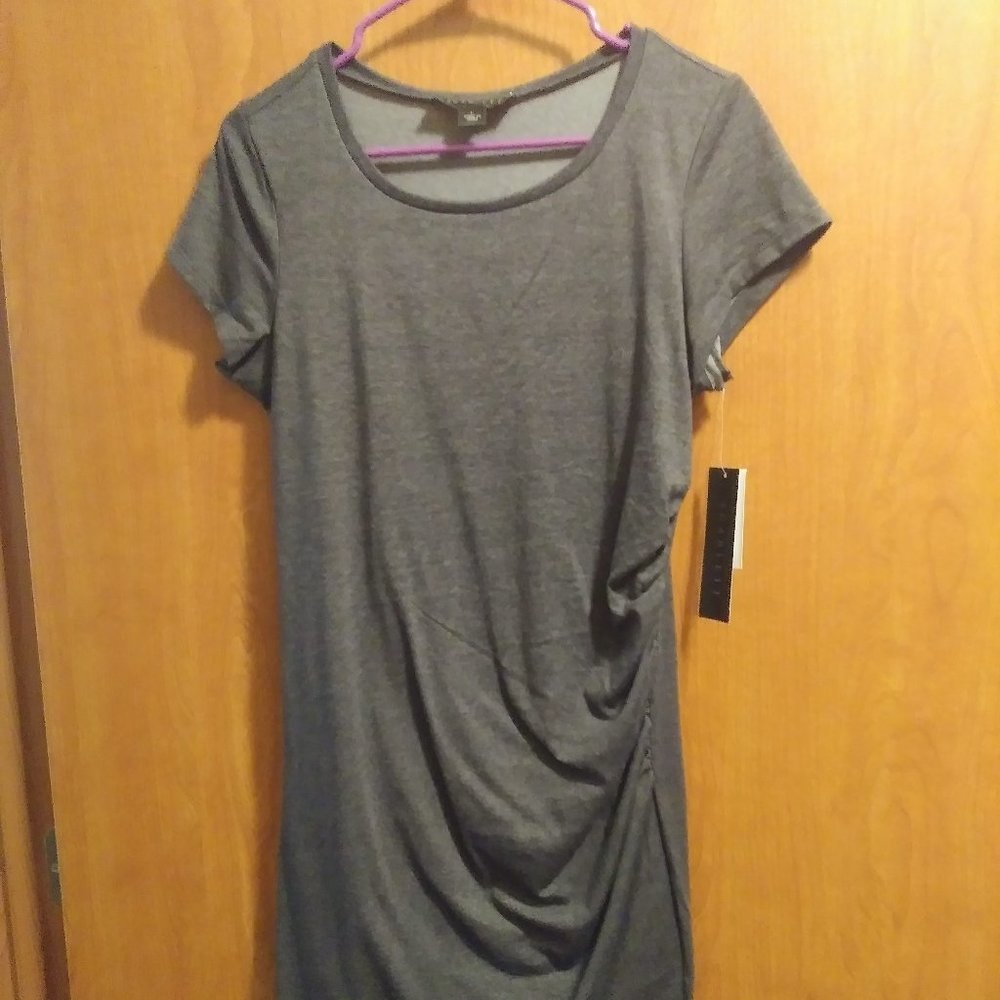Black/Gray Body Con Dress